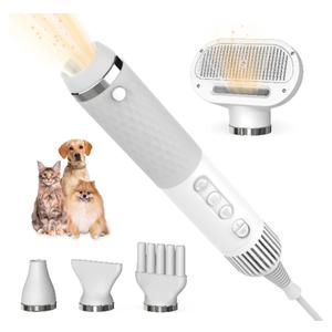 KUUBIA 5 in 1 Pet Hair Dryer - High Velocity Blow Dryer for Dogs and Cats | Portable, Quiet & NTC Smart Temperature Control