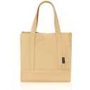 Chamboise Mini Tote Bag - Stylish & Compact Canvas Tote with Snap Closure, Ideal for Daily Use & Casual Outings (Beige)