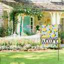 5 x AVOIN colorlife Welcome Summer Lemon Garden Flag 12x18 Inch | Double Sided, Weather & Fade Resistant, Yard Outdoor Decoration, for Outside
