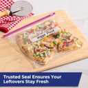 Hefty Slider Kitchen Storage Bags, Gallon Size, 66 Count