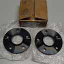 12mm 5x4.5 Hubcentric Wheel Spacers Fits Mitsubishi Lancer Evo - 12mm, 5x114.3, 67.1mm Hub Pair of Two (Black)