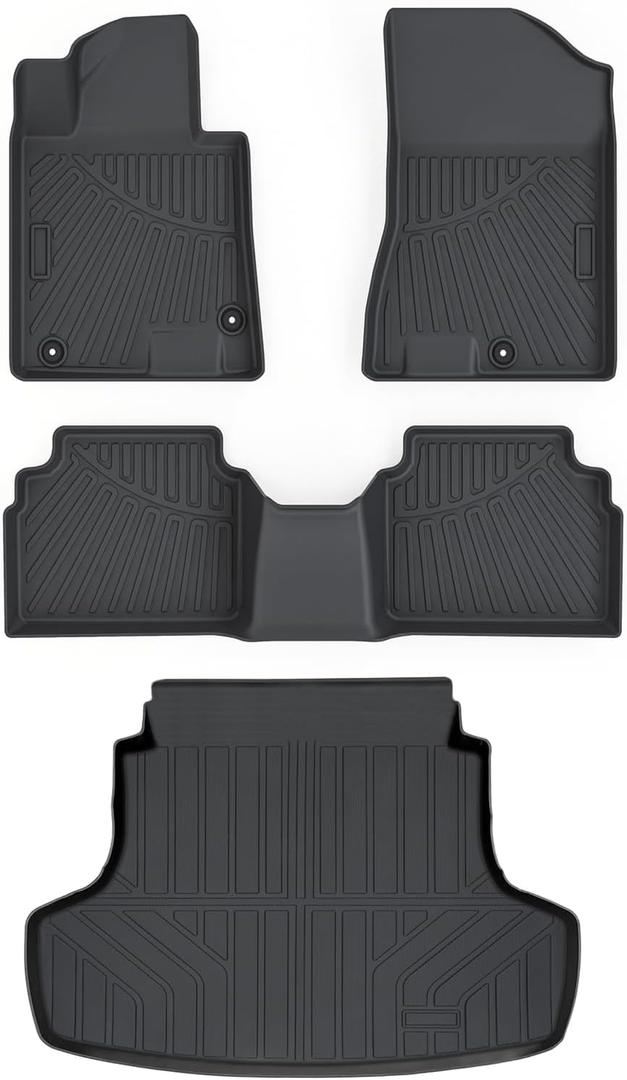 Cartist Floor Mats for Kia K5 (Only FWD Models) 2021-2026 & Hyundai Sonata/Sonata Hybrid 2020-2026, All Weather Cargo Liner for K5 Accessories, Heavy Duty Car Mats, Car Accessories