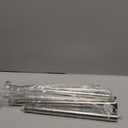 Chrome Shower Curtain Rod 31 to 80 Inch,1 Inch Diameter Adjustable Spring Tension Curtain Rod No Drilling Stainless Steel Telescoping Rod,No Rust