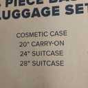 Hard Shell Luggage Sets with Spinner Wheels 4 Piece, Expandable Large Suitcases with TSA Lock, Travel Large Suitcase Set, Pink Luggage Set