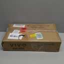 VIVO Freestanding Dual Monitor Stand with Sleek Glass Base and Adjustable Arms, Mounts 2 Screens up to 32 inch and 22 lbs Each, Black, STAND-V002FG