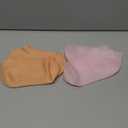 Reusable Silicone Socks for Dry Cracked Feet & Heels - Moisturizing Socks for Women and Men Fits Sizes US5-12 - Lotion Rubber Socks for Overnight Repair & Spa Treatment (Beige & Pink)