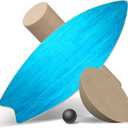 Balance Board,Adult Balance Board,Balance Trainer - Balance Board Kids - Wooden Balance Board,Including Roller,Half Ball And Balance Ball