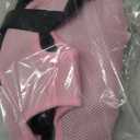 Pet Carrier Backpack, Adjustable Pet Front Carriers for Small Medium Dogs Cats 5-18 Lbs, Legs Out, Dog Cat Carrier Backpack for Hiking,Camping,Traveling,Cycling (Pink, Large（Fit:10-18lb）