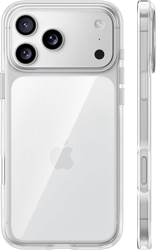 TORRAS for iPhone 17 Pro Max Case Crystal Clear, [AntiYellowing][MilitaryGrade Protection], Ultra Slim Transparent AntiScratch Back, Soft Bumper, NonSlip 17 Pro Max Phone Case, Clear 6.9"