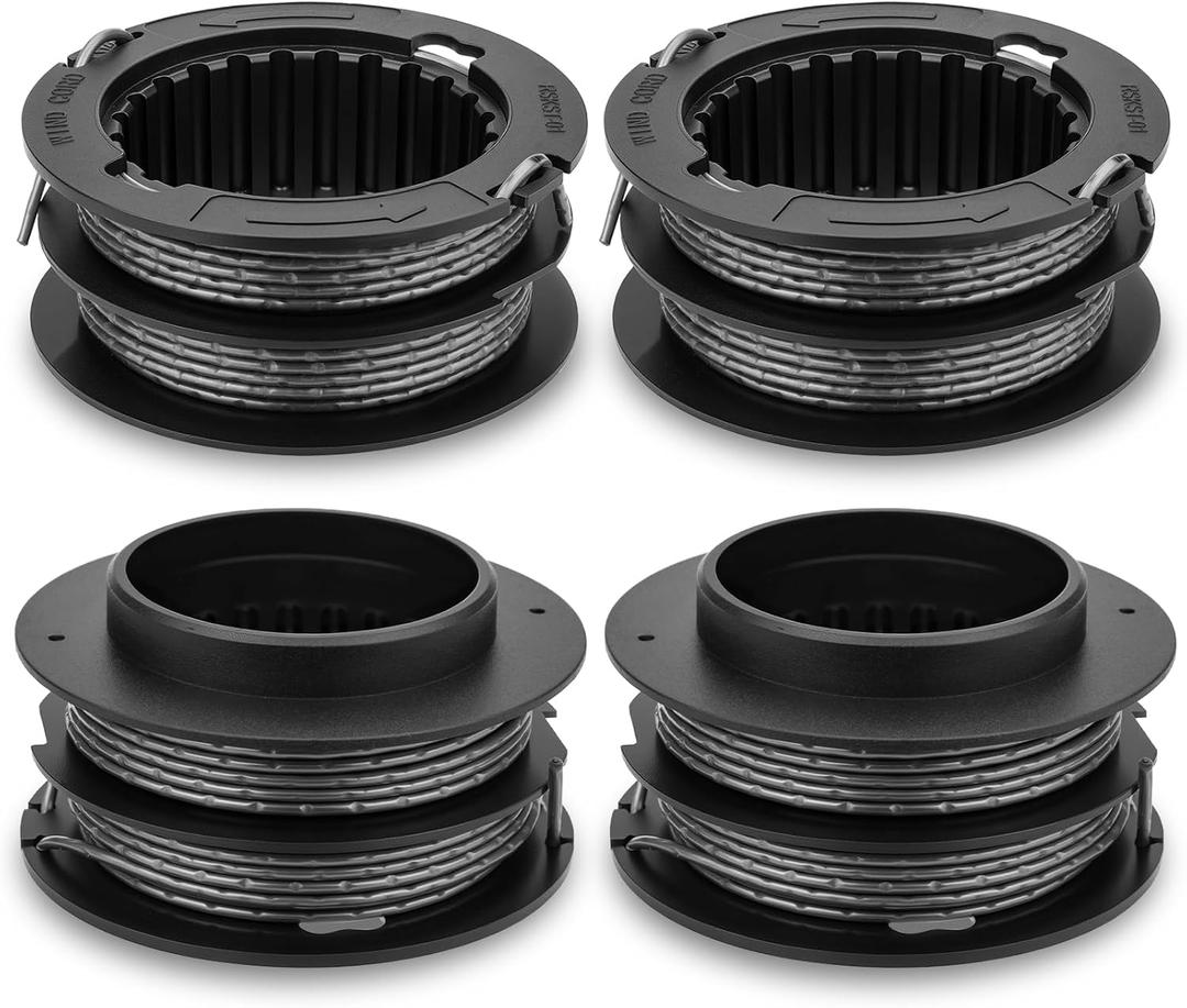 SB00L00 Trimmer String for Greenworks 0.080" 80V ST80L200 Front Mount String Trimmer Replacement Spool, 4-Pack
