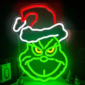 Christmas Neon Sign Christmas Led Sign Dimmable for Wall Decor Neon christmas Lights Up Sign for Bedroom Kids Room Living Room Gift Xmas Party