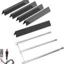 SafBbcue Grill Parts Kits for Weber Spirit 300 700 900 Genesis Silver/Gold B/C Gas Grills,7536 Flavorizer Bars&65945 Burner Tube& 7508 Igniter for Weber Spirit Genesis E310 with Side Mounted Control, 22.5"- Weber Spirit 300 700 900