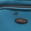 U.S. Traveler Rio Lightweight Softside Rolling Carry-on Suitcase, 2-Wheel Single, Teal