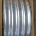 zizin 2 Pack Galvanized Raised Garden Bed Metal Oval Raised Garden Beds Outdoor Planter Box for Vegetables (6x3x1FT, Silver)