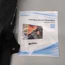 Outdoor Projector Screen with Stand 100 Inch: Portable Projection Screen 16:10 4K HD Outdoor Movie Screen with Carry Bag for Home Backyard Theater