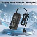 29V 2A Power Recliner Power Supply, Universal AC/DC Switching Power Supply Transformer 2-pin Adapter Replacement for Recliner/Electric Sofa/Lift Chair/Couch/