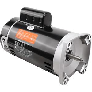 RAMATA B2854 Pool Pump Motor 1.5 HP, Compatible with Century B2854/B854 & Pentair WhisperFlo/Challenger/Pinnacle, 3450 RPM, 115/230V, 56Y Frame, Square Flange Replacement Motor for Swimming Pool Pumps