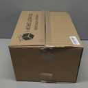 IRIS USA 6 Qt. Craft Storage Bins with Lids, 3-Pack, |Made in USA|, Clip Box, Small Plastic Sensory Bin Tote Organizer Containers for Art Supplies, Paper, & Office, Stackable - Clear/Seafoam Blue