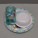 Zak Designs Disney Frozen Movie Kids Dinnerware Set Includes Divided Plate, Bowl, Tumbler and Utensil Tableware, Made of Durable Material and Perfect for Kids (Elsa & Anna, 5 Piece Set, BPA-Free)