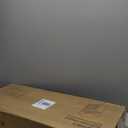 HITNET Walnut Bathroom Floor Cabinet, Bamboo Side Tall Storage Organizer, Freestanding Kitchen Cupboard with Door and Shelf