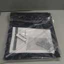 LazBlinds 100% Blackout Roller Shades, No Tools No Drill Cordless Blinds for Windows, Thermal Insulated UV Protection Privacy Window Shades for Bedroom (36''W x 72''H, Black)