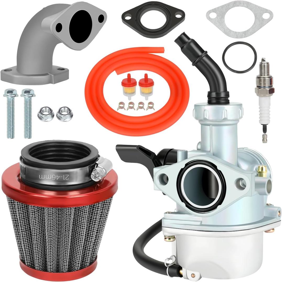 YOXUFA PZ22 Carburetor 22mm Carb Replacement for 125cc 110cc SSR TaoTao Pit Dirt Bike ATV XR CRF50 70cc DB14 DB24 Coolster Apollo Blazer Parts