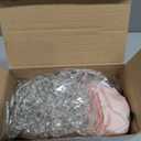 19 Pack Wedding Hanging Centerpiece Set Acrylic Crystal Garland Flower Kissing Balls Artificial Rose Crystal Gems Bead Garland Strands and Thread for Wedding Engagement Party Tree Decorations