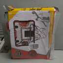 Over The Door Basketball Hoop, 2025 Upgrade Indoor Basketball Hoop with LED Lights and Scoreboard, Includes 3 Balls & Pump, Toys Gifts for3 4 5 6 7 8 9 10 11 12 Year Old Boys - Mini Basketball Hoop