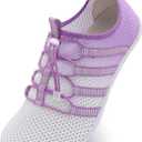 JIASUQI Athletic Hiking Beach Water Shoes Barefoot Aqua Swim Sports Walking Shoes for Women Men (Purple, M)