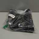 DADAWEN Boys Girls Waterproof Lace Up Mid Calf Combat Boots With Side Zipper for Toddler/ Little Kid/ Big Kid Black US Size 1.5 M Little Kid