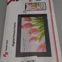 BIGASUO Digital Picture Frame, 10.1" Frameo Digital Frame WiFi with 32GB Memory, 1280x800 IPS Touch Screen, Send Photos/Videos from Your Phone Anywhere, Photo Gifts for Parents and Grandparents