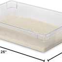Rubbermaid Commercial Products Polycarbonate Food Storage Box/Tote 8.5 Gallon Clear for Restaurant/Kitchen/Cafeteria