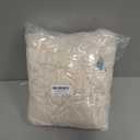 Revival Rugs Soloba 3'11"x6'1" Machine Washable Area Rug for Kitchen Bedroom - 100% Recycled Oeko-TEX Certified, Medium Pile, Beige, Cream