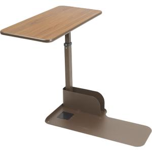 Drive Medical 13085RN Right Side Seat Lift Chair Overbed Table, Walnut