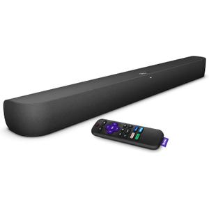 Roku Smart Soundbar, 4K/HD/HDR Streaming Media Player & Exceptional Audio Includes Roku Voice Remote