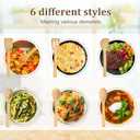 HANSGO Bamboo Kitchen Utensils Set  6-Piece Wooden Cooking Set for Nonstick Cookwares and Cast Iron Pans, Durable Wooden Spoons, Perfect Housewarming Gifts, Apartment Essentials