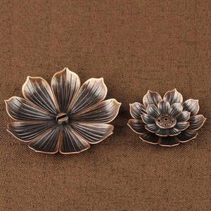 Backflow Incense Burner Stick Incense Holder Home Decoration Coil Lotus Censer Bronze Air Vaporizer