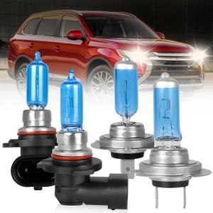 For Mitsubishi Outlander 2014-2020 Halogen Light Bulbs, 9005 HB3 High Beam+H7 Low Beam Headlight Bulbs Front Light, Super Bright Headlight Replacement Bulbs, Plug and Play