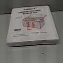 Sattiyrch Plastic Christmas Ornament Storage Box with Trays,Customizable Dividers, Dust-Proof Durable Ornament Organizer Holder,Christmas Storage Containers,Holds 128 x 3 inch Ornaments