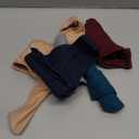 BAMBOO COOL Women's Thongs Seamless Moisture-Wicking Breathable Underwear High Stretchy Mid Waisted Panties Tagless, 5 Pack, Medium 