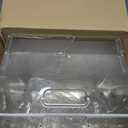 ClearSpace XL Clear Plastic Storage Bins - 2 Pack for Kitchen Cabinet and Fridge Organization