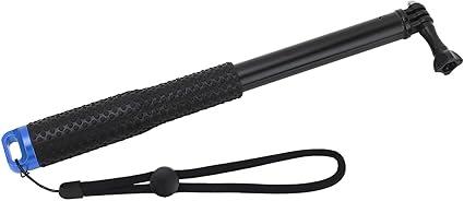 Extendable Selfie Stick, Silicone Handle Portable Selfie Stick 3 Gear Extendable 36inch Comfortable Grip for Mobilephone (Blue)