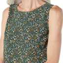 Amazon Essentials Women's Regular-Fit Sleeveless Layering Tank Top, Crew Neck (Green, XS)