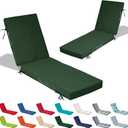 Odsiikly 80x26x4in Lounge Cushions for Outdoor Furniture,Outdoor Lounge Chair Cushions Set of 2