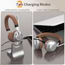 Wireless Headset with Mic for Work, Bluetooth Headset with Noise Cancelling Mic for Clear Calls, Bluetooth V5.3 Headphones with Mic Mute & USB Dongle, Charging Base for PC/Laptop/Phones/Call Center
