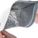 Pack of 50 White Kraft Paper Coffee Bags with Degassing Valve, Stand-up Coffee Pouches in Food Grade with Resealable Zipper Lock (8oz, 0.5lb, 50 Pieces)