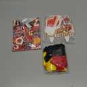 Ezcpigei Soccer Birthday Party Supplies - Banner, Cake Topper, 12 Cupcake Toppers, 18 Balloons - Red