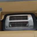 Toaster 2 Slice Wide Slot Toaster Best Rated Prime Displav Smart Toasters with LCD Digital Countdown Timer and Bagel/ Defrost/ Cancel/ Reheat Function