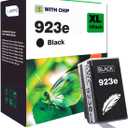 923e Black Replacement for HP 923 Black Ink Cartridges HP923 HP923e 923XL Compatible with OfficeJet Pro 8130e 8135e 8138e 8139e 8125e 8130 Office Jet 8122e 8120 Series Printer (1 * 923 e BK)