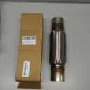 Exhaust Flex Pipe Universal Type 100% Stainless Steel For Heavy Duty and Cars (1 PC, 2.25X8X12)